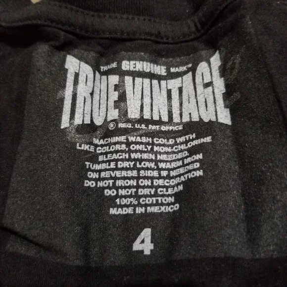 True Vintage Wonder Woman Black Graphic Tee - Short Sleeve 4 - Picture 3 of 3